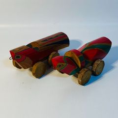 鯛車 雉車 鹿児島神宮 正八幡 工芸品 2個セット お土産物 郷土玩具