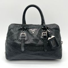 PRADA プラダ ナイロン ナッパレザー ハンドバッグ ブラック BR2690