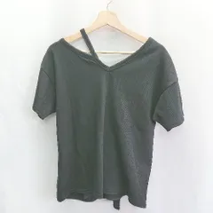 ◇ ⊂ Φ AZUL BY MOUSSY アズール バイマウジー― 半袖 Tシャツ サイズS ブラック レディース E  【1412090040887】