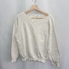 ◇ ⊂ OPAQUE.CLIP オペークドットクリップ 長袖 ニット セーター サイズ40/L アイボリー系 レディース E  【1412090041082】