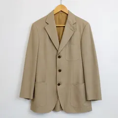 Belvest BARNEYS NEW YORK イタリア製 アンコン テーラードジャケット コットン ミニマル ノームコア サファリ 3B ベージュ 44 E204のサムネイル
