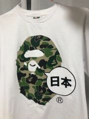 美品】アベイシングエイプ ビッグロゴTシャツ 両面プリント ビッグ 