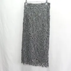 ◇ ⊂ tocco closet トッコ クローゼット ロング丈 タイト スカート サイズM グレー レディース E  【1412260001021】