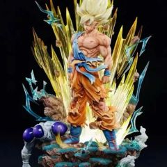 ドラゴンボール希少スタチュー1/4サイズ孫悟空&孫悟飯親子かめはめは