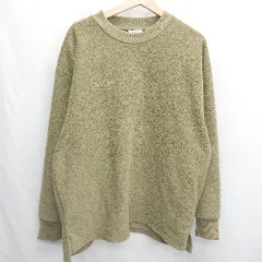 ◇ ⊇ BAYFLOW ベイフロー 裏起毛 ロゴ刺繡 長袖 トレーナー サイズ4 カーキ レディース E  【1501160013248】のサムネイル