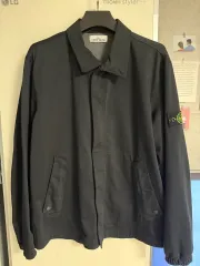 XL ストーンアイランド ギャバジン オーバーサイズシャツ ブラック ほぼ新品のサムネイル