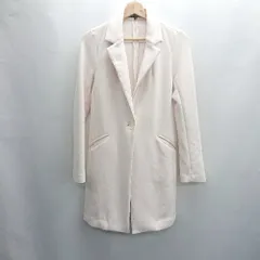◇ ⊇ rienda リエンダ ストレッチ素材 ロング丈 長袖 テーラードジャケット サイズS ピンク系 レディース E  【1411210001272】のサムネイル
