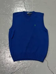 ポロ ラルフローレン (Polo Ralph Lauren) ブルー ニット ベスト