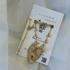 【人気】handmadeハートネックレス🌷✨