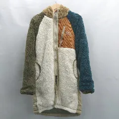 ◇ ⊇ KRIFF MAYER フード付き 異素材切替 長袖 シャギーボアジャケット サイズM マルチカラー レディース E  【1504240018010】