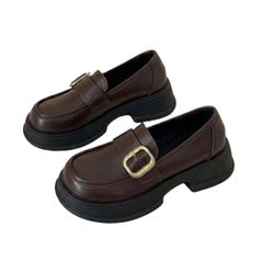 nuance buckle loafer/ニュアンスバックルローファー OLUN - メルカリ