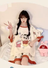 クレヨンしんちゃん 夏 パジャマセット (半袖+ハーフパンツ)