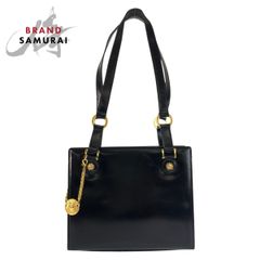 美品 PRADA プラダ サフィアーノ ブラック 黒 シルバー金具 レザー