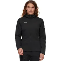 マムート レディース アウター ジャケット・ブルゾン フーデッドジャケット ジャケット Mammut Rime Light IN Flex Hooded Jacket Womens Black ブラッのサムネイル