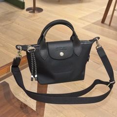 LONGCHAMP☆ル プリアージュ☆エナジートップハンドルバッグ☆M☆黒