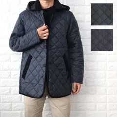 ラベンハム キルティングジャケット メンズ ブラック ネイビー 黒 LAVENHAM DENSTON デンストン SLJ9004