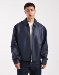 25ss CULLNI（クルニ） フェイクレザーダブルライダースジャケット