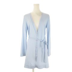 ヨリ yori 21AW ぬくぬくティアードフリルブラウス カットソー 36 紺