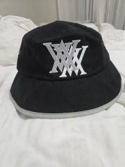極美品✨ ANEW GOLF メンズ バケハ リバーシブルバケットハット黒総柄 極美品✨ ANEW GOLF メンズ バケハ リバーシブルバケットハット黒総柄