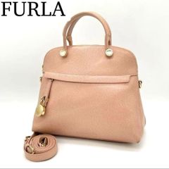 極美品】FURLA MINERVA MINI TOTE ムーンストーン - メルカリ
