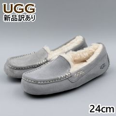 美品】アグ アンスレー モカシン パープル スエード ムートン