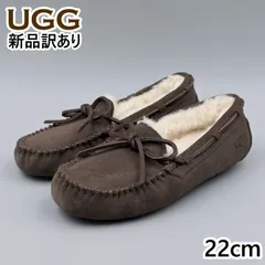 UGG ダコタ JP22.0cm モカシンスリッポン ムートンシューズ 1107949 アグ 新品(ug357)