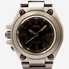 미품 가동 상자 / 유지 카시오 G-SHOCK MR-G MRG-120TZ-3A 티타늄 QZ 실버 문자판 남성 시계 0045100 5JWT KMT ABC22910
