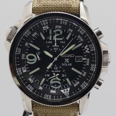 極美品✨ SEIKO プロスペックス クロノグラフ ソーラー電波時計 稼働品