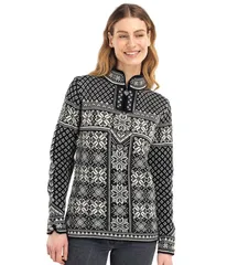 ダールオブノルウェイ レディース アウター ニット・セーター Dale of Norway Peace Sweater BlackOffWhite オフホワイトのサムネイル