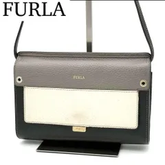 【美品】FURLA LIKE ショルダーウォレット ショルダーバッグ レザー