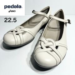 タグ付き アシックス pedala メリージェーン アンクルス パンプス 22