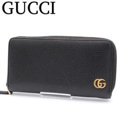 01 美品 GUCCI SOHO 長財布 ラウンドファスナー 黒 fz4 - メルカリ
