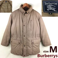 90s/Vintage★Burberrys/バーバリー★ダウンジャケット【メンズM /ベージュ】アウター/コート/ブルゾン/上着/jumper/特価品/◆Tじ60-8のサムネイル