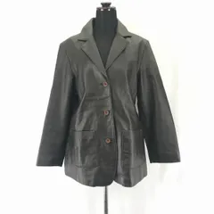 羊革　シープスキン　ラムレザージャケット　コート　15ABR レディースXL　ゆったりサイズ　◆NO. 930のサムネイル