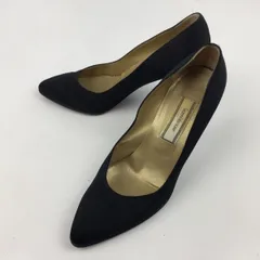 イタリア製★ヴェルサーチGianni Versace★ポインテッドトゥパンプス【23.0/黒】レディース/ビジュー装飾/10cmヒール/脚長効果◆E-65のサムネイル
