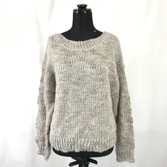 ディスコート/Discoat★ケーブル編み/長袖ニットセーター【レディースF/グレー/gray】sweater◆BH327
