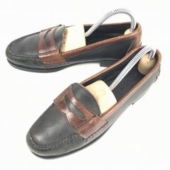 極美品】 COLE HAAN シボ加工レザー コインローファー 黒 23cm - メルカリ