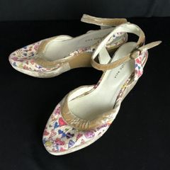 츠모리 치사토 / tsumori chisato walk 발목 스트랩 샌들 [L / 24.5-25.5 정도 / 흰색 계 / WHITE 계] Shoes / sandal ◆ Q-229