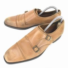 FERRANTE フェランテ ローファー ダブルモンク スエード 6 1/2 - メルカリ