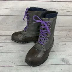 USA製ビンテージ★lacrosse/ラクロス★重厚本革スノーブーツ【24.5/グレー】インナー付/防水/ICEMAN/ 訳あり特価/Vintage/boots◆WB12-06のサムネイル