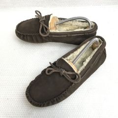 アグ UGG Australia モカシン シープスキン ブラウン系 23cm - メルカリ