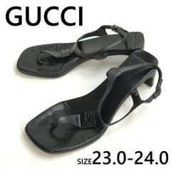 GUCCI グッチ ストラップ サンダル ヒール 厚底 y2k 黒 - メルカリ
