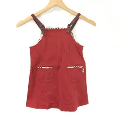 三陽商会★バーバリー/BURBERRY★ジャンパースカート【size:110A/キッズ/赤】ミニ丈/ワンピース/dress◆TBH999のサムネイル