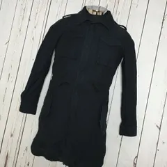 SHIPS★着脱可ライナー付き/コットン/ミリタリーコート【メンズS/ダークネイビー】フリース裏地/シップス◆L01のサムネイル