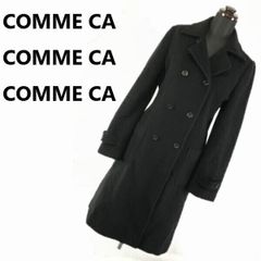 良品】COS× MANTECOダブルブレスト ロングコート黒Mサイズ相当36 