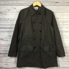 ダナキャラン/DKNY★春秋ショート丈コート【メンズS/黒】アウター/ジャケット/ブルゾン/上着/トレンチ/ピーコート◆TBA69-B3のサムネイル