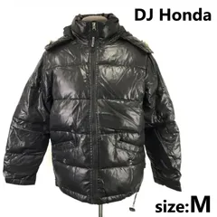 DJ Honda/DJホンダ★ダウンジャケット【メンズM/黒/black】着脱フード･ファー/アウター/Jacket/Jumper◆BJ140-dのサムネイル