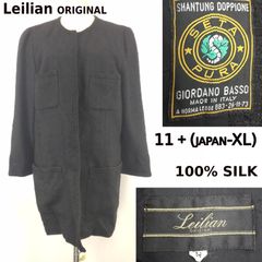 00T208☆ Leilian カシミヤ100 ロングート アウター 綺麗め - メルカリ