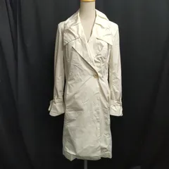 COLE HAAN/コールハーン★スプリングコート【レディースXS/白/white/ロング】トレンチ/ステンカラー/春秋アウター/Coat◆BJ163-bのサムネイル