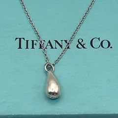 Tiffany & Co. ティアドロップス シルバードロップペンダントネックレス シルバー 社外チェーンのサムネイル